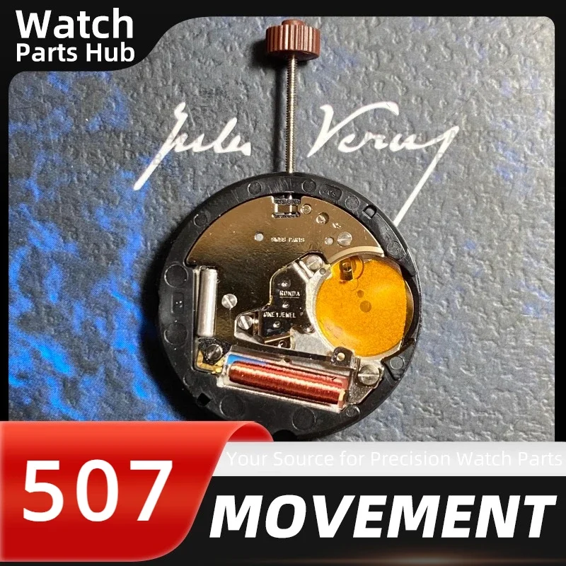 السلع الأصلية الأصلية حركة كوارتز روندا 507 مع ملحقات ساعة البطارية