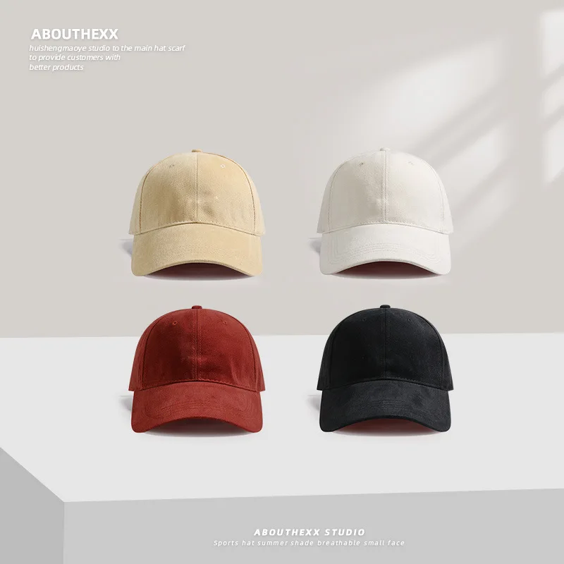 قبعة بيسبول كبيرة الحجم للغاية للرأس الكبير للجنسين من القطن بلون سادة، قبعة كبيرة الحجم، قبعة كاجوال قابلة للتعديل للرجال والنساء #4