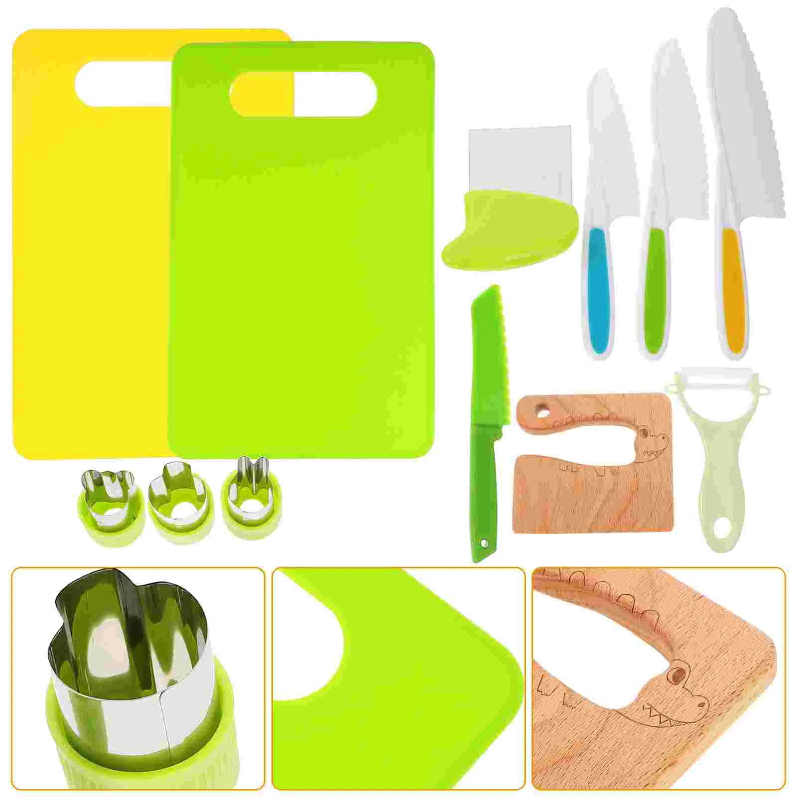 Utensili da cucina Accessori per set da gioco per bambini Utensili per bambini Testa rotonda