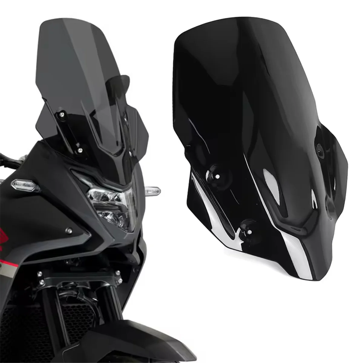 

Motorcycle Accessories Winds n Windshield Wind Deflector for Honda XL750 XL 750 TRANSALP 2023 2024 Transparent