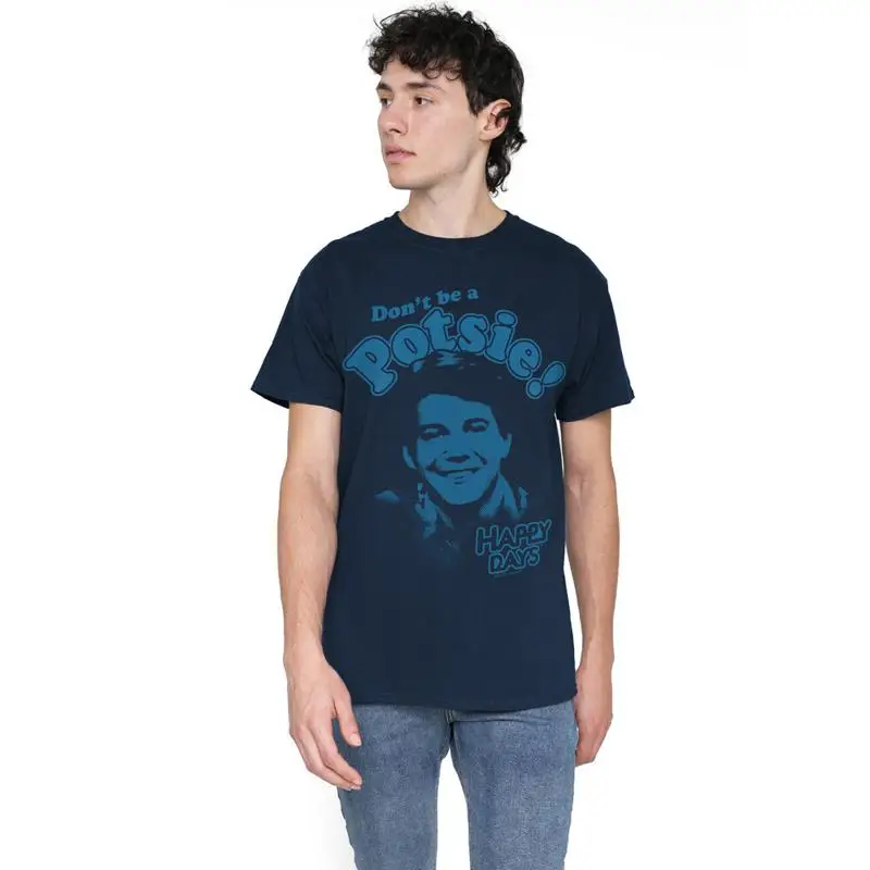 

Футболка Happy Days Dont Be A Potsy S 2XL, темно-синяя