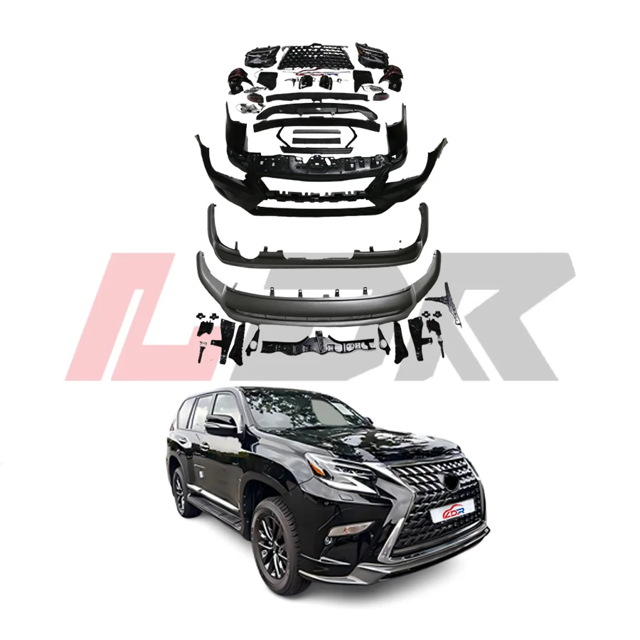 Auto Body System for GX460 2010-2017 Upgrade to 2018-2020 Model Car Accessories New Design Body Kits Bumper Grille