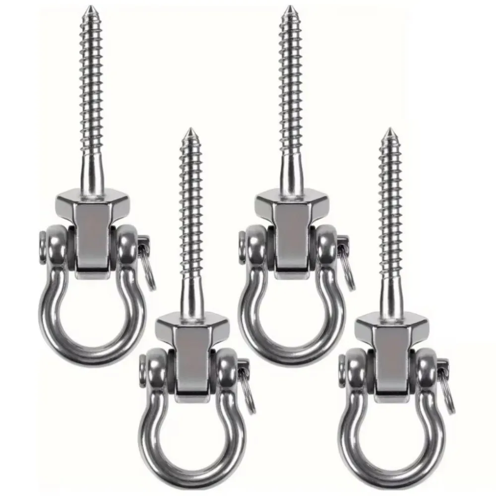 Portable Stainless Steel Heavy Duty Swing Hook Heavy Duty Easy Installation Sandbag Hook Yoga Hammock Hook Playground