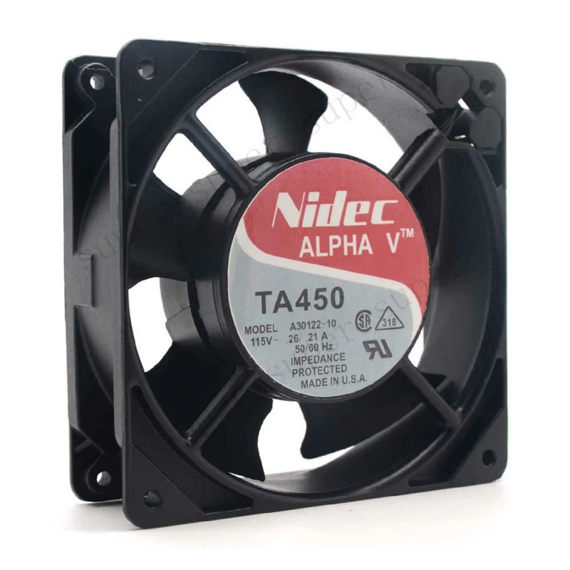 

Вентилятор Nidec Alpha V: TA450, модель: A30122-10. Артикул: 930402. Вентилятор для корпуса 115AC 12038