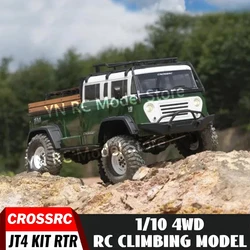 Crossrc Emo Jt4 Rtr symuluje samochód wspinaczkowy 1/10 elektryczny 4-wd gąsienicowy pojazd terenowy Rc Model samochodu funkcja blokady mechanizmu różnicowego