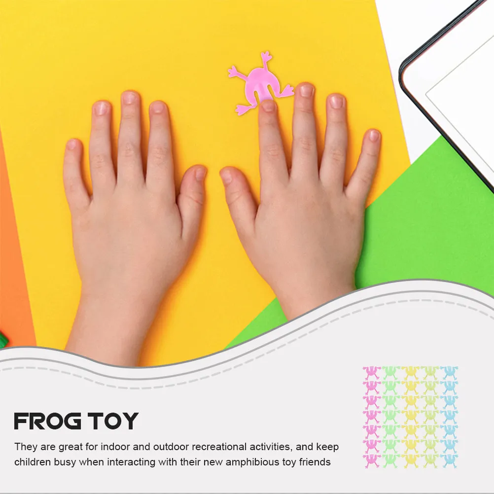 

140Pcs Jumping Frogs Plastic Finger Pressing Fun Parent Child Interactive Mini Leap Educational Game Indoor Outdoor