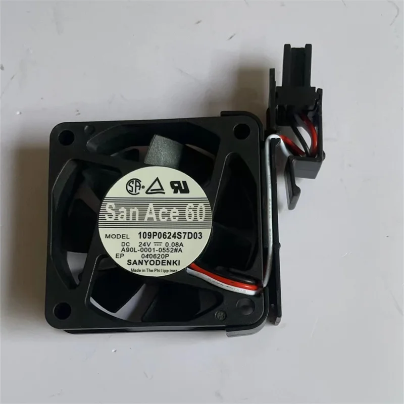 Ventola a flusso assiale 60x60x15mm 6015 109P0624S7D03 24V 0,08A A90L-0001-0552 # Una ventola di raffreddamento CC