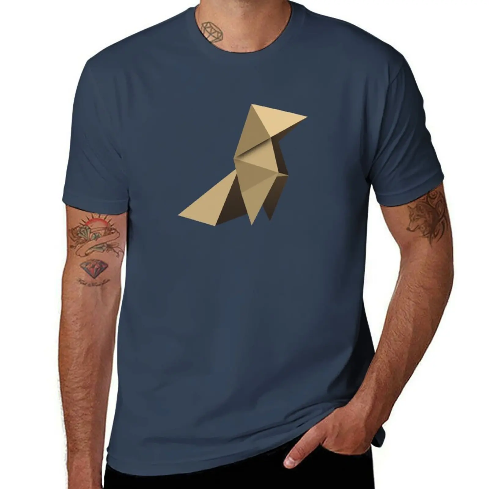 

The Origami Figure T-Shirt Holiday Party T-Shirt for Men