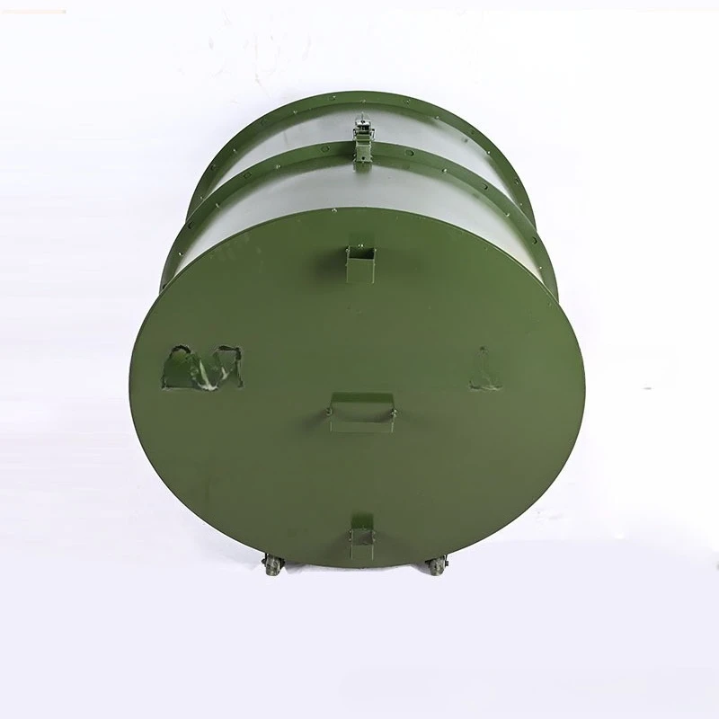 شبكة حاجز مقاومة للانفجار، شبكة سلكية شائكة من نوع ثعبان البطن، ثلاث أسطوانات على شكل منتج، أسطوانة محمولة، حاجز الطريق، النمل