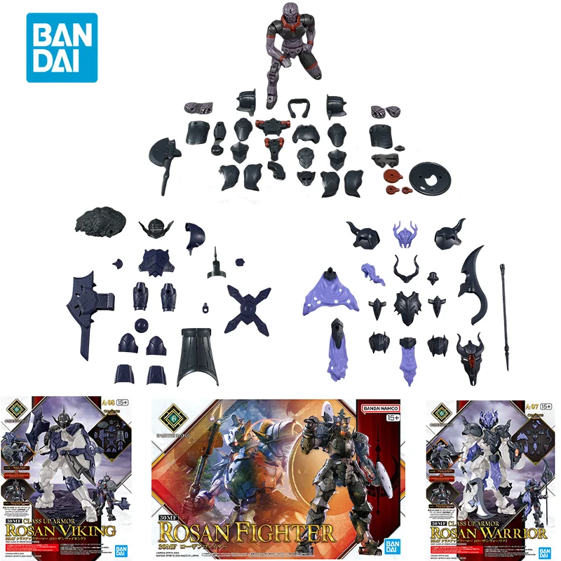 

Spot Direct Delivery Bandai Original 30MF Anime Model 30MF ROSAN FIGHTER CLASS UP AMOR Action Figure Toys For Kids Gift Model