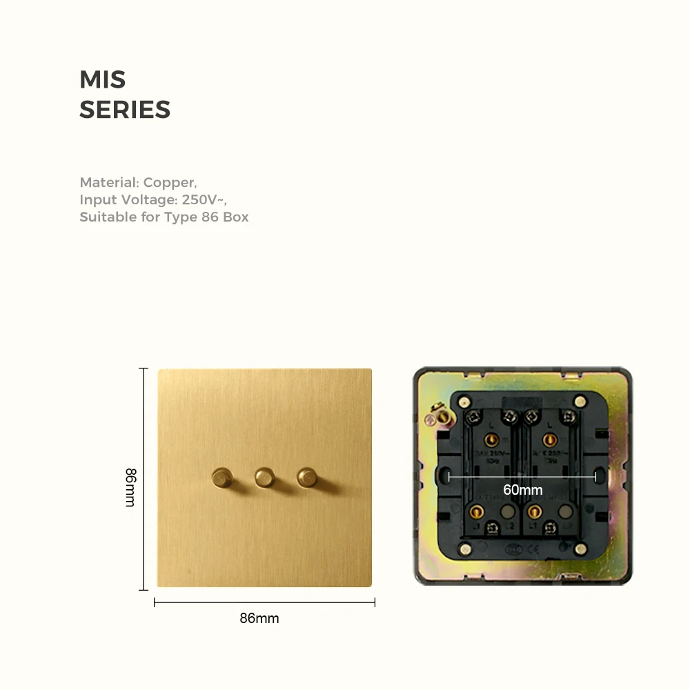 Avoir الذهب الجدار المخرج مع USB مفاتيح الإضاءة باهتة 1-4 عصابة 2 طريقة الروك تبديل التبديل 220 فولت نوع C الرجعية مقبس الحائط المملكة المتحدة FR مقبس كهربائي مفتاح كهربائي مقابس كهربائية سويتش كهربالاتحاد الأوروبي #5