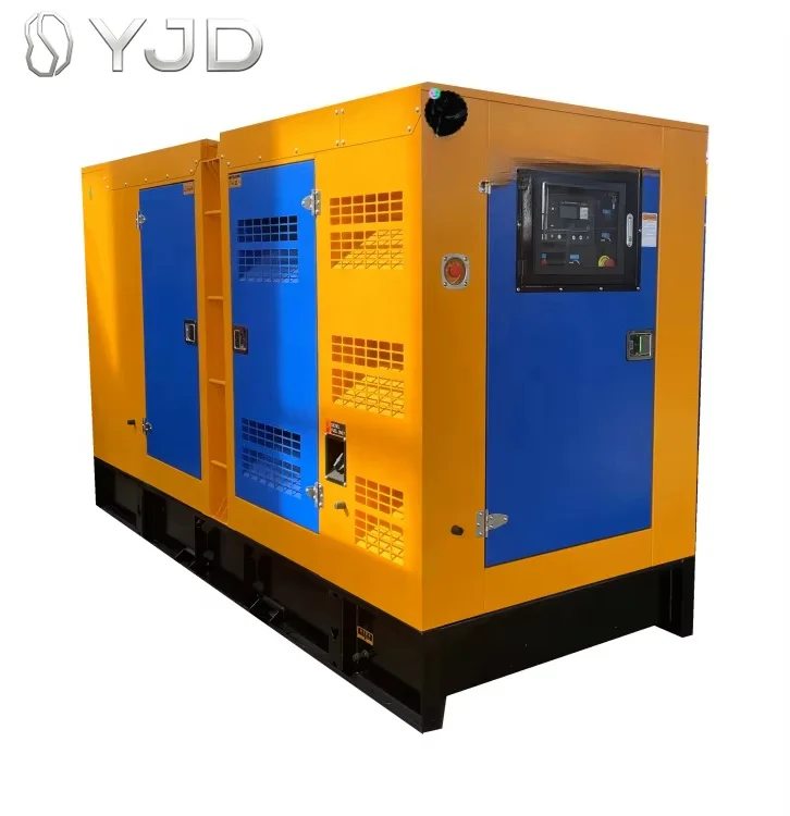 100kW Diesel Engine Genset Generators 40kVA 80kVA Electric Power Plant 3 Phase Alternator Open Type AC Output 60Hz Frequency