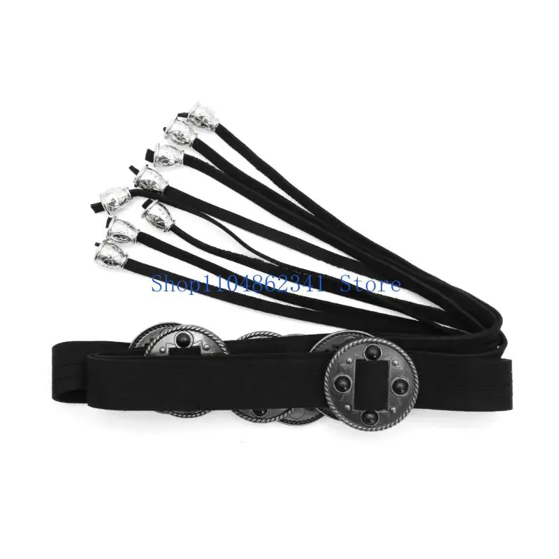 5asd คอลเลกชันเครื่องแต่งกายผจญภัย Wild Western พร้อมหมวก Rodeos ที่ประดับประดา ผ้าพันคอสีแดงหนาและเครื่องประดับหลายชั้น