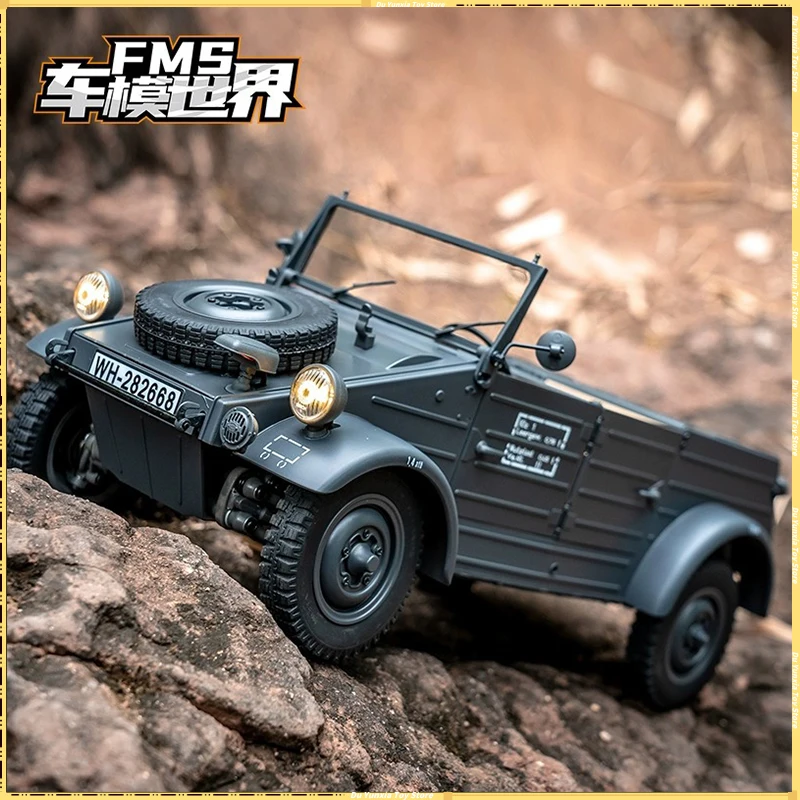 Fms 1:12 82 Bucket Truck Professional Rc Remote-controlled Electric Model Vehicle World War Ii Four-wheel Drive Off-road Climbin