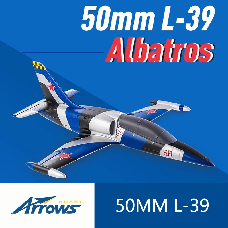 

Blue Arrow L39 50MM culvert outdoor hand-thrown airplane model fixed wing PNP can be modified into an entry-level model.