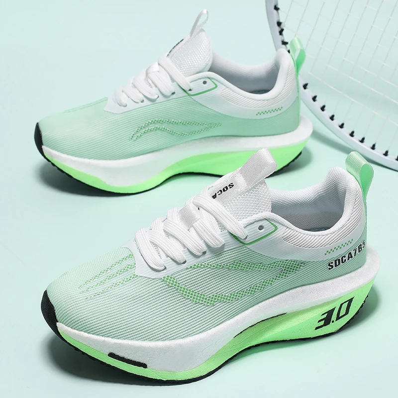 

Running Shoes for Men And Women Lightweight Breathable Athletic Sneakers with Carbon Board Comfortable Nonskid Sports Footwear
