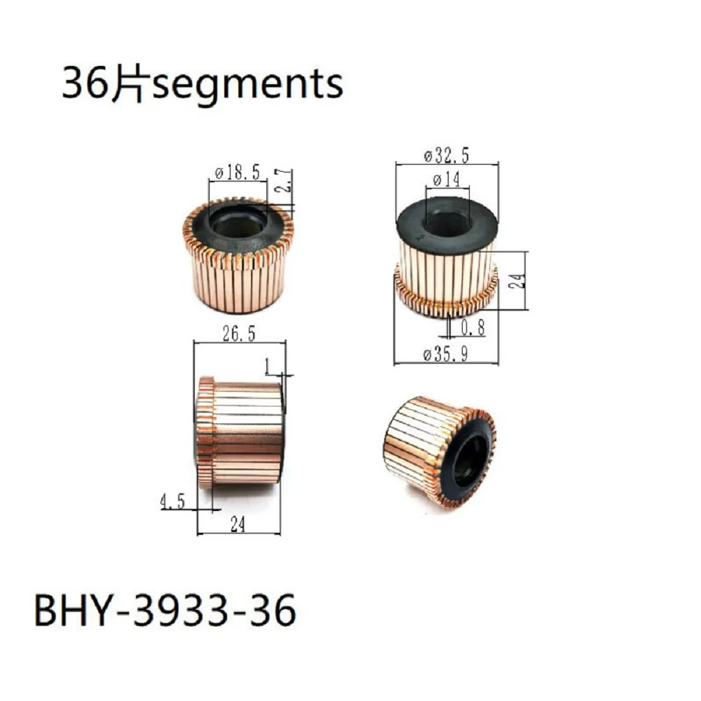 32.5*14*24*36P Commutator Bhy-3933-36