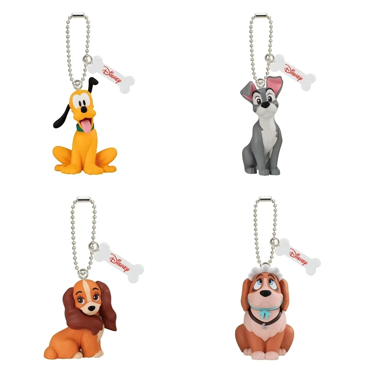 

Bandai натуральная 4 шт. Gashapon персонажи Диснея собака Плутон игрушки для детей подарок Коллекционная модель украшения