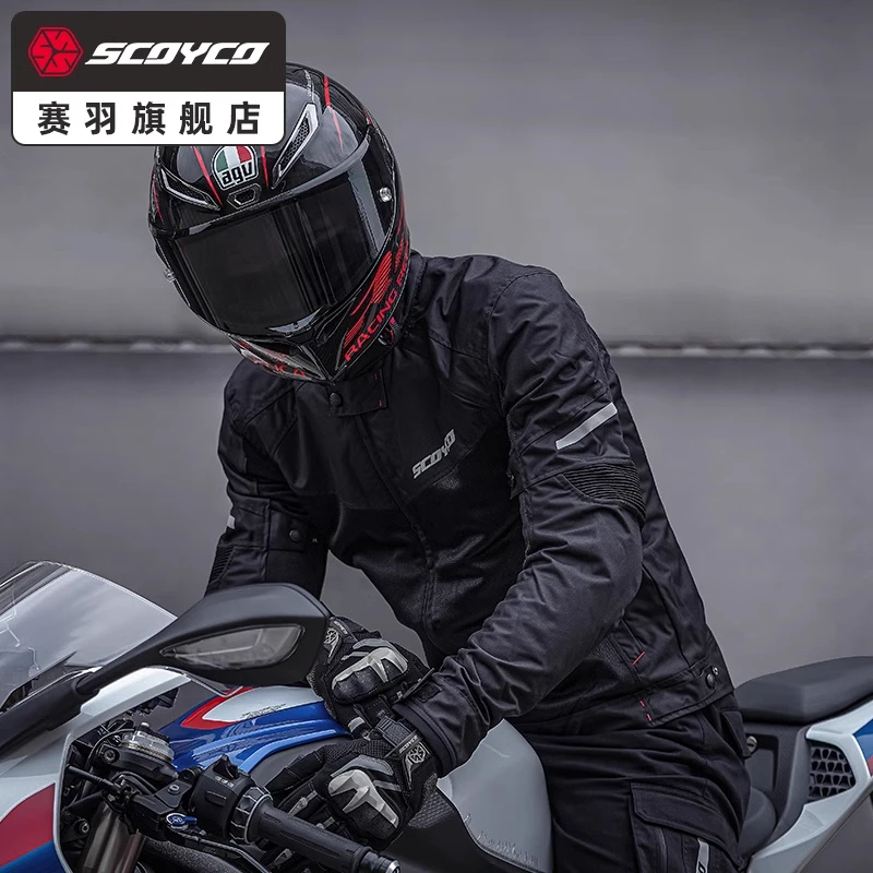 Motorcycle Jacket Summer Breathable Motorbike Jacket Reflective CE Certified Protective Gear Motocross Riding Jacket