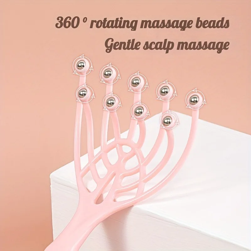 9 مخالب تدليك للعناية بالشعر، استرخاء الإجهاد العميق، هدية للآباء في المكتب والمنزل والمنتجعات الصحية