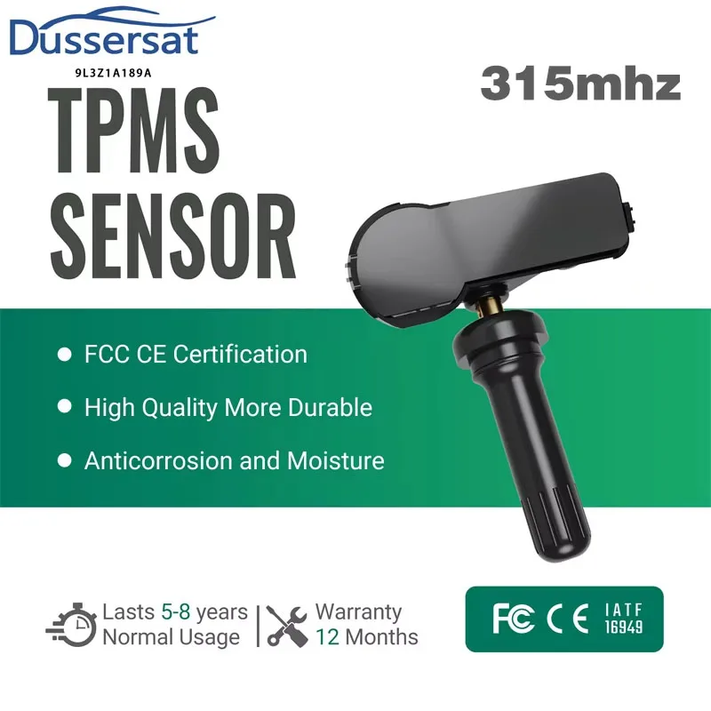 Dussertsa 9L3Z1A189A TPMS Sensor For Ford C-Max Ecosport Edge Escape E-Series Everest Expedition Lincoln MKC MKS Mazda Tribute