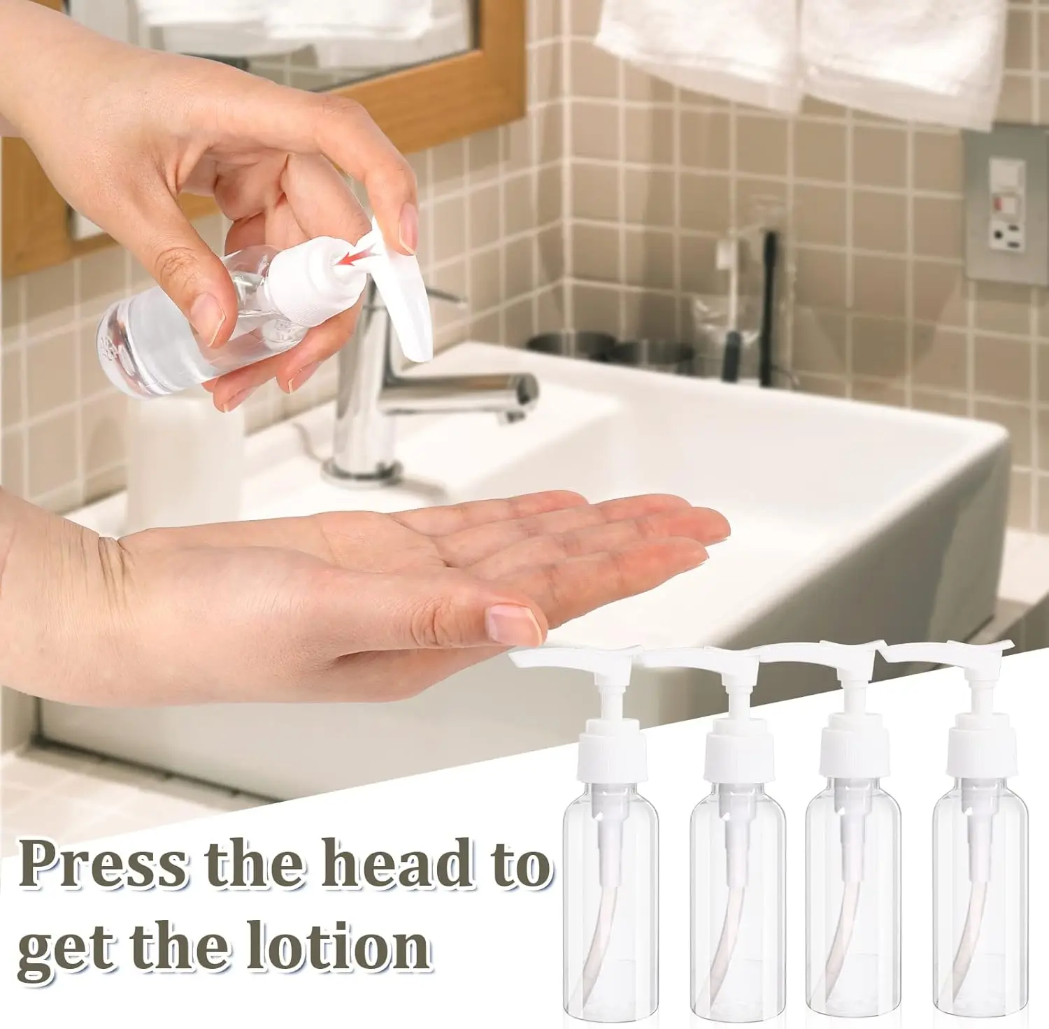 4 قطعة 100 مللي السفر شفافة فراغ الاستغناء زجاجة محلول الرش المحمولة عينة التجميل رذاذ زجاجة إعادة الملء الحاويات