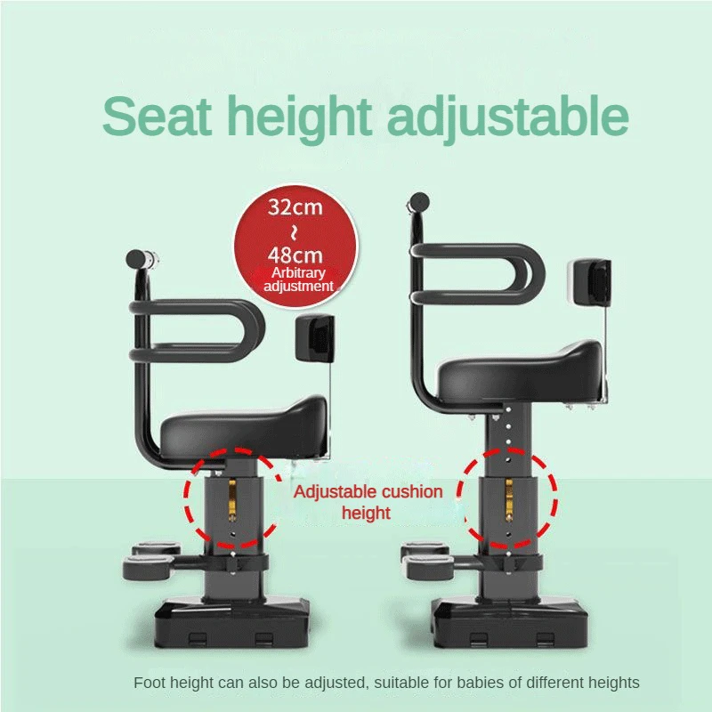 Electric car Safety child seat front Baby Seat Kids Saddle with Foot Pedals Support Back Rest for MTB Road Bike Accessories