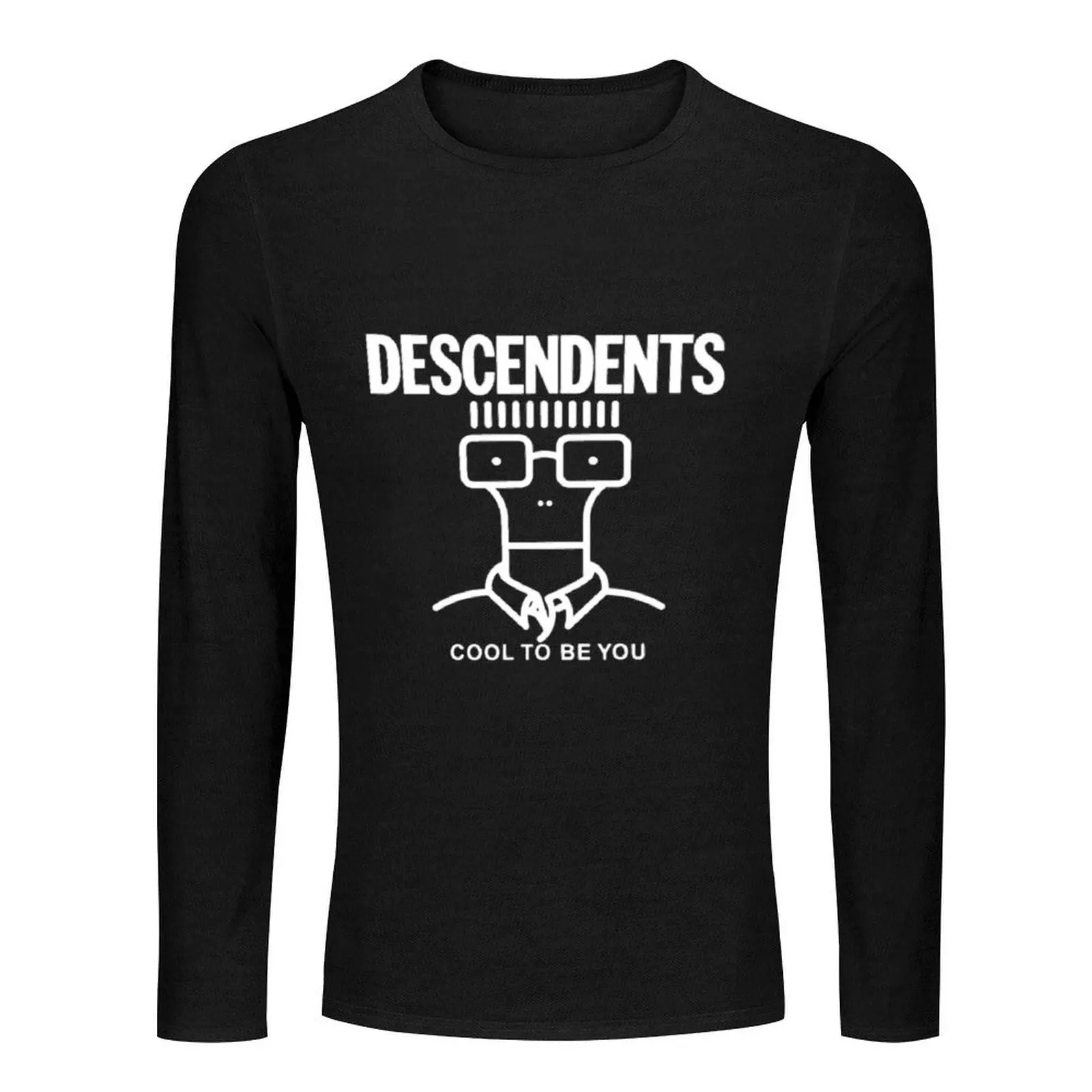 descendents Long T-Shirt korean fashion vintage clothes t shirts for men pack