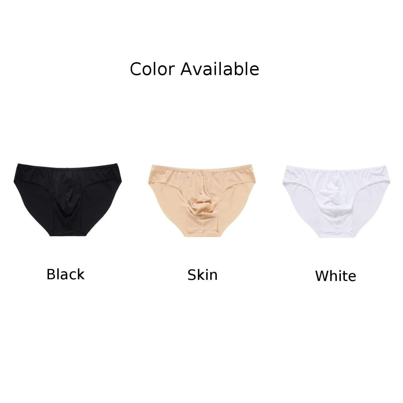 New Fashion Underwear Breathable Briefs Men Underpants Mid Waist Nylon Pouches Seamless Semi-Transparent Shorts