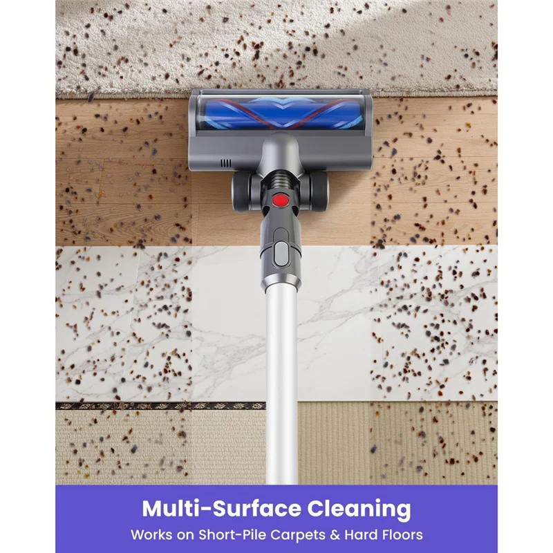 【NEW A39M】 Dust Detection Brush Head Replacement For Dyson V6 DC58 DC59 DC61 DC62 DC74-LED Green Light Floor& Carpet Attachment