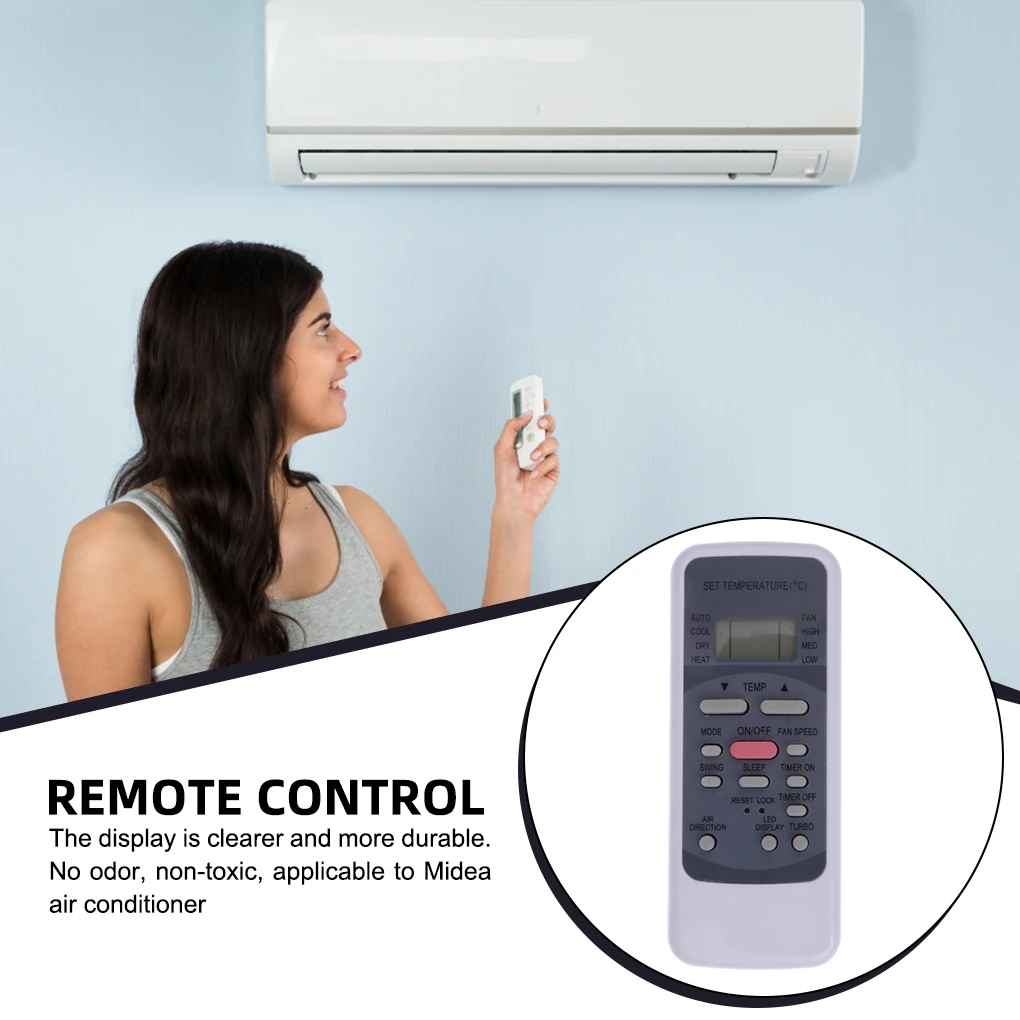 Control remoto de aire acondicionado, controlador portátil, Original, conveniente