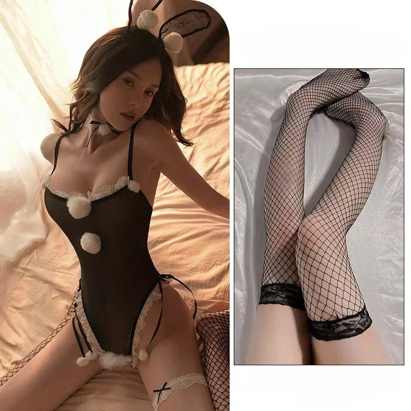 Sexy Lingerie Sexy Pajamas Pure Desire Uniform Temptation Bunny Girl Cosplay Cute No Disengagement Transparent