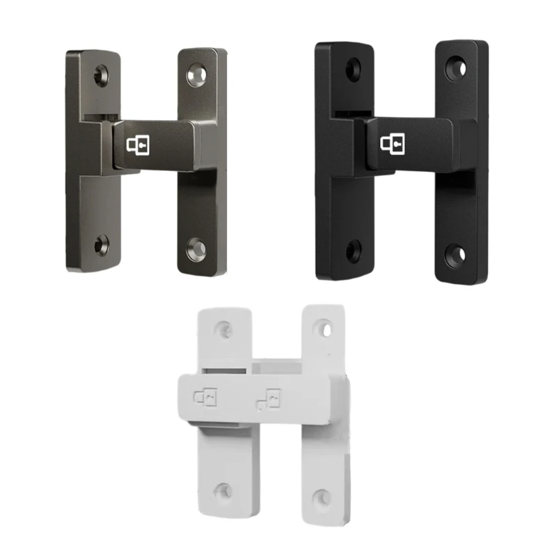 Easy to Installion Push Pull Door Lock Catcher without Drilling Fit Various Door Thicknesses for Home Accessory