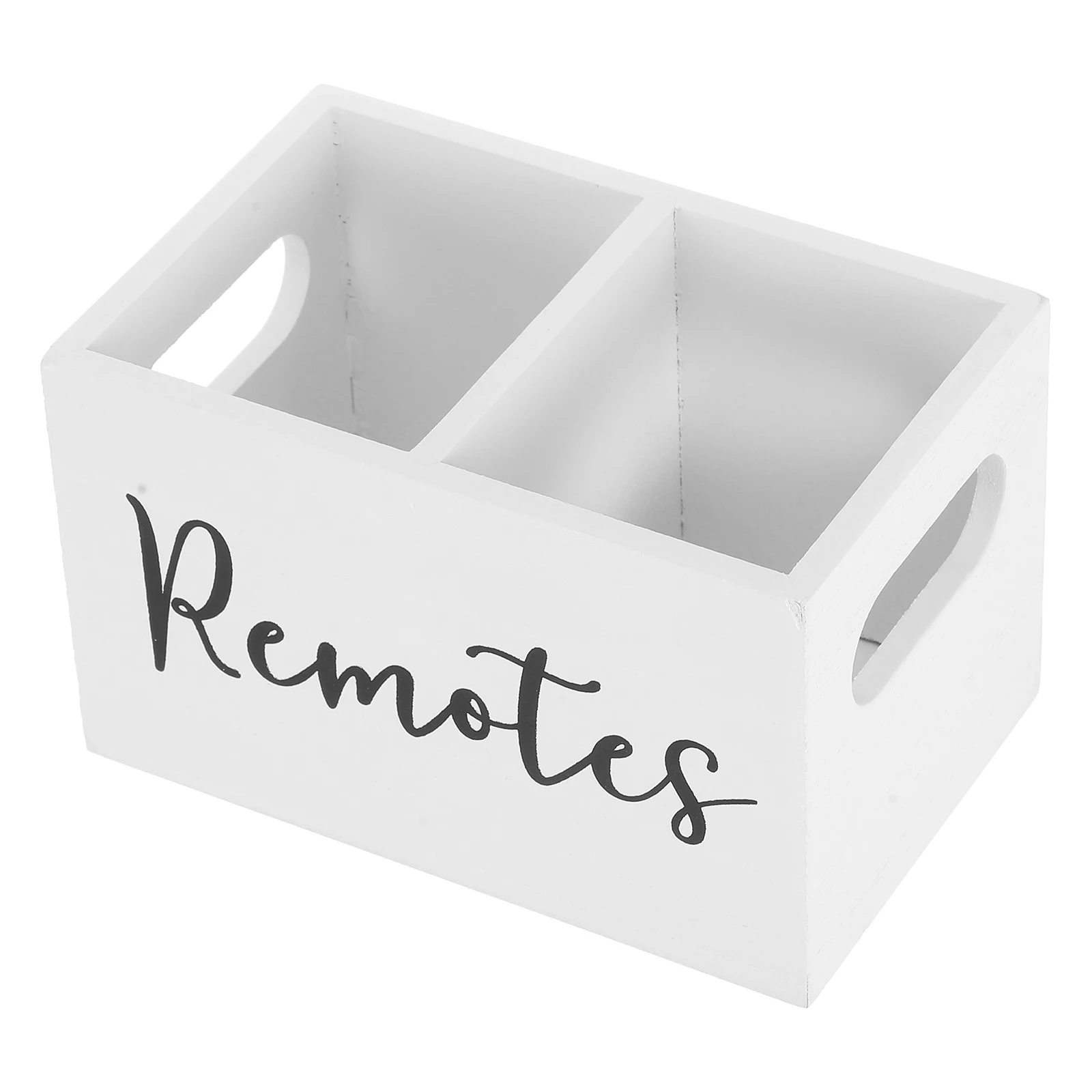 

Wooden Remote Control Box Holder Desk ganizer Storage Storage Box With Compartments Remote Holder For Living