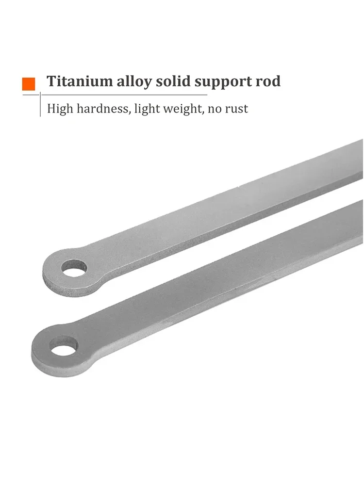 Solid Titanium Alloy 26 27.5 29 Inch  700C Long Distance Travel Bicycle Road Bike Rear Cargo Frame Luggage Carrier Pannier Racks