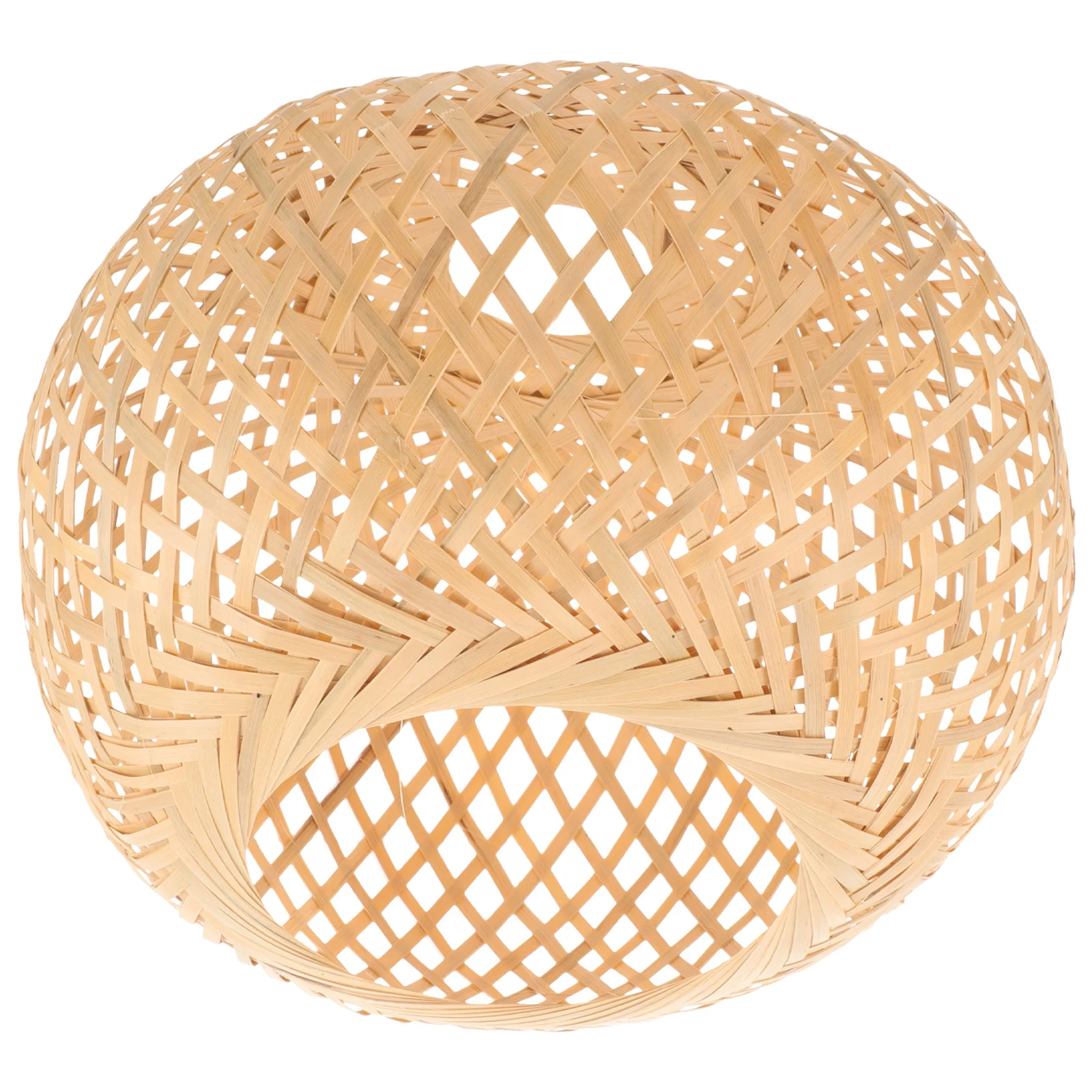

Handmade Cover Modern Lattice Large Pendant Lampshade Rattan Bamboo Woven Lampshades