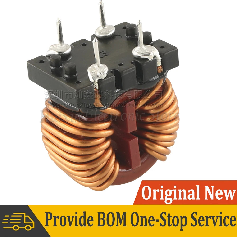 744824101 Common Mode Choke Coil Magnetic Ring Inductor with Base 1mH 10A EMI Filter Ferrite Core Toroidal Choke Coil