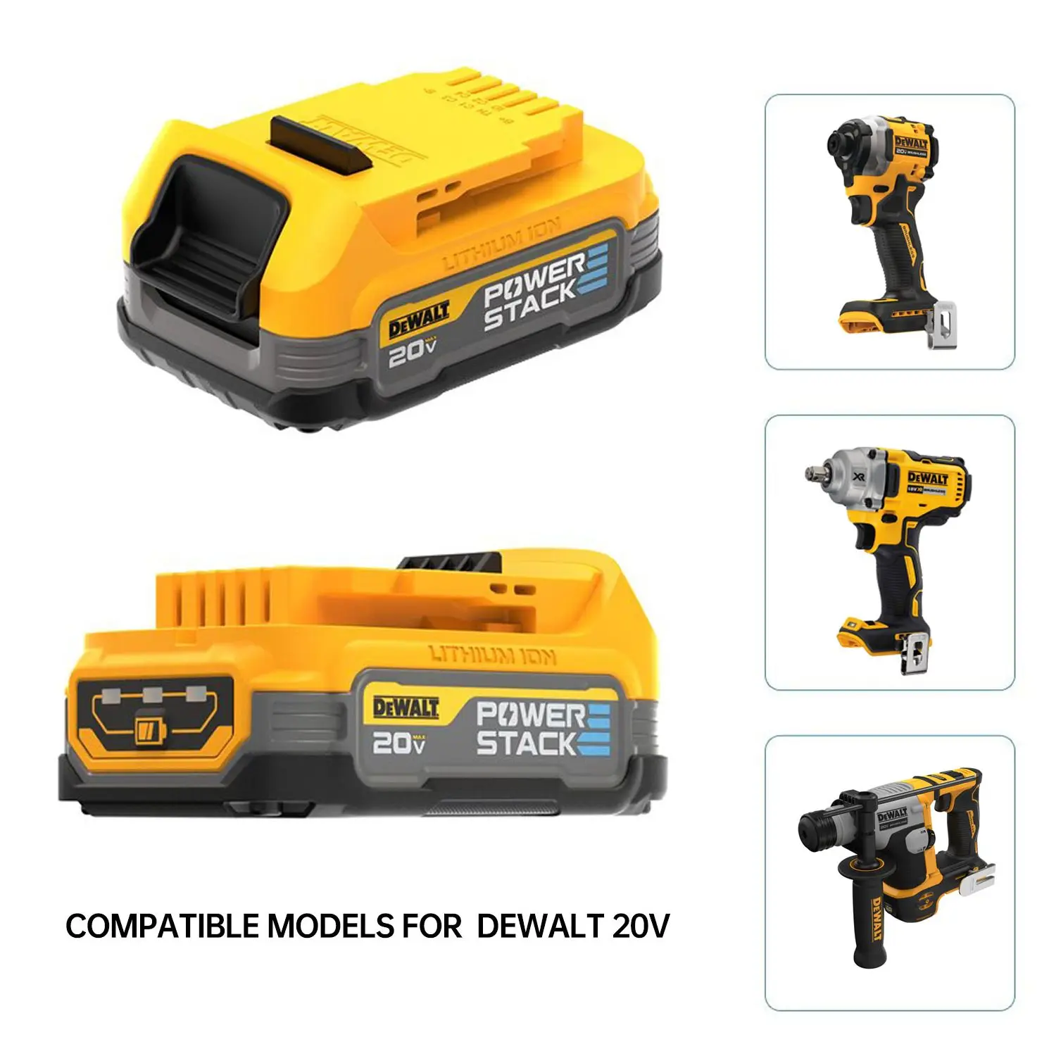 Сменный литий-ионный аккумулятор для DEWALT MAX XR, 20 в