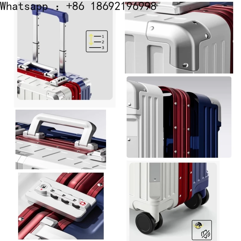 Valigia da 18 Pollici, Bagagli - Aluminum Frame Carry On Luggage recensione e prezzo