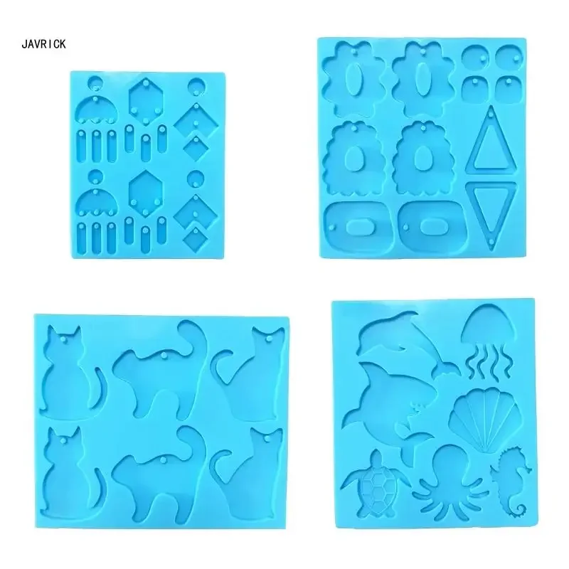 

Keychain Pendant Molds Silicone Material Jewelry Molds Perfect for DIY Lovers D0LC