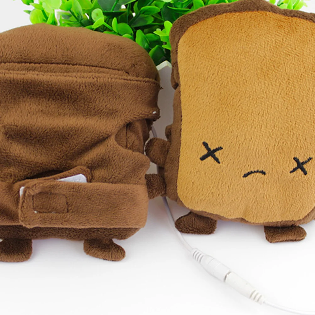 

Cute Heating Cartoon Gloves Hand Warmer Carbon Fiber Rabbit Knit Thermal Heated