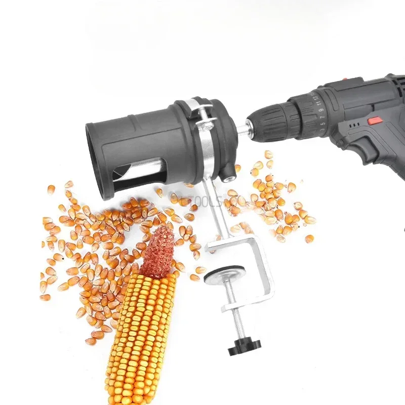 Multifunction Portable Corn Thresher Accessory Fully Automatic Corn Peeling Machine Head Small Electric Grain Planer Separator