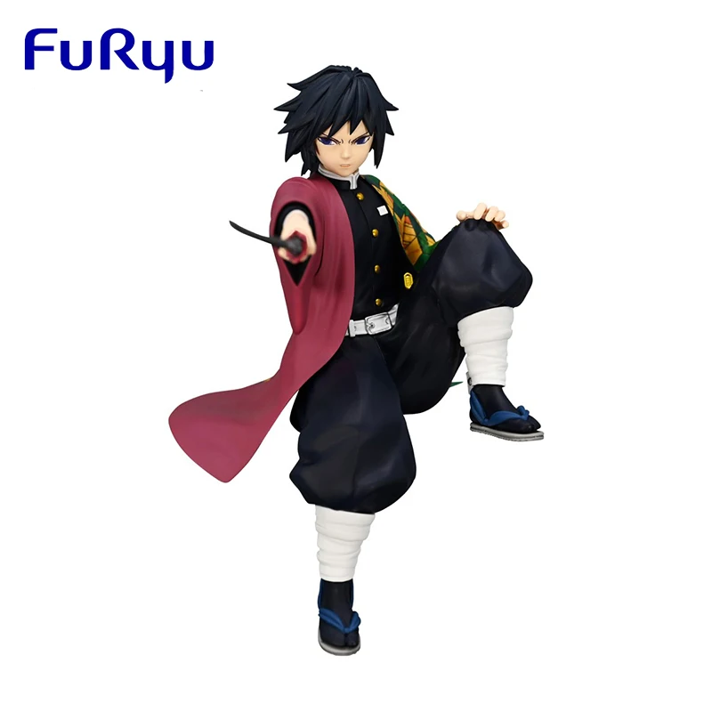

Оригинальный стопор для лапши FuRyu Demon Slayer: Kimetsu no Yaiba Tomioka Giyuu, аниме-фигурка 14 см, Коллекционная модель из ПВХ, орнамент, подарок