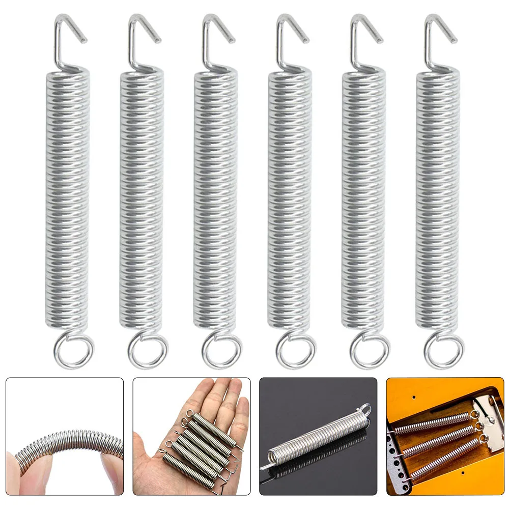 

6Pcs Electric Guitar Tremolo Springs Exquisite Workmanship Fine Material Tuning Improvement Tremolo Springs Guitar Accessory