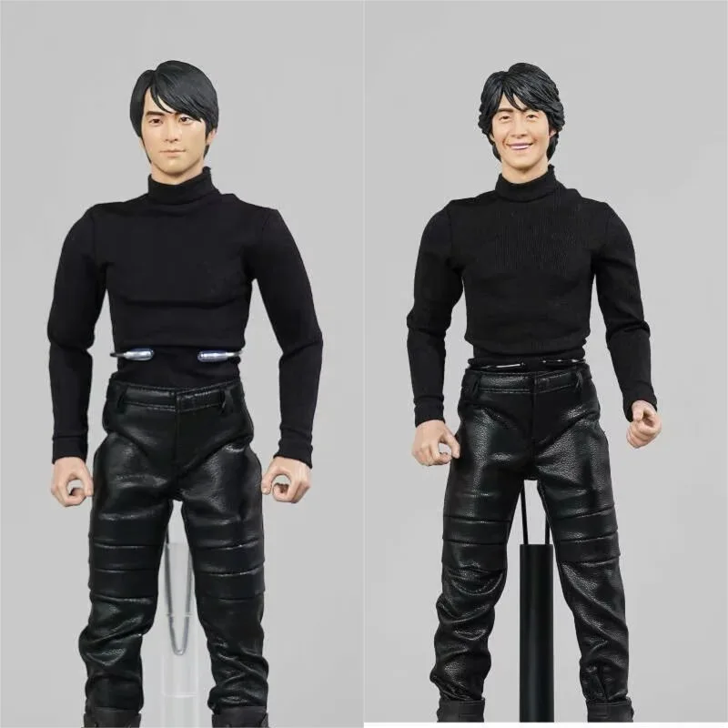 

1/6 Scale Korean Celebrity Head Played Model Handsome Guy Head Carving With Neck for 12in Action Figure Doll Toys