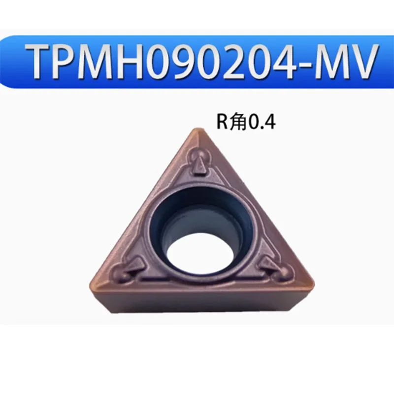 HRC45-55 TPMH090204-MV TPMH 090204 إدراج تحول كربيد CNC قابل للفهرسة من الفولاذ المقاوم للصدأ/الفولاذ المتصلب
