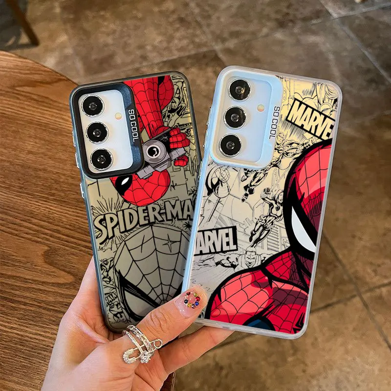 Phone Case For Samsung A06 A12 A13 A14 A15 A16 A23 A24 A25 A26 A33 A34 A35 A36 A52 A54 A55 A56 Spider Man