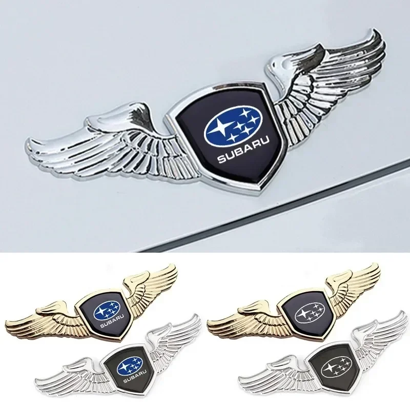 Emblème de capot avant de voiture 3D, pour Subaru STI XV Forester BRZ Outback Impreza Crosstrek WRX, Badge autocollant de décoration pour coffre arrière de voiture