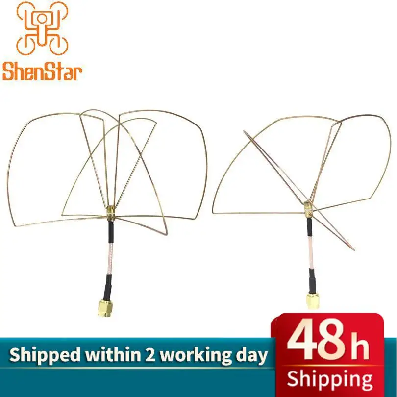 ShenStar 1.2GHz Clover Leaf Antenna 3 /4 Leaves Circular Polarized SMA male for FPV Racing Plane 1.2G Video Transmitter Receiver