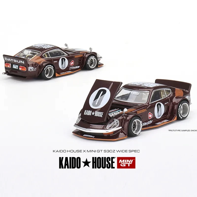 TSM MINI GT KAIDO HOUSE #23 Open Front Cover 1:64 DATSUN S30 Fairlady Z Die-cast alloy car model collection display gifts